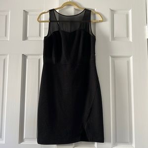 Black midi dress size small